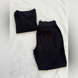 Mandala Black Scrub Set